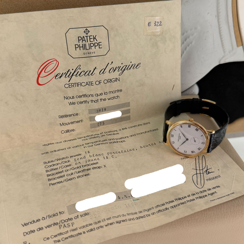 Patek Philippe Calatrava Clous de Paris 3919 1