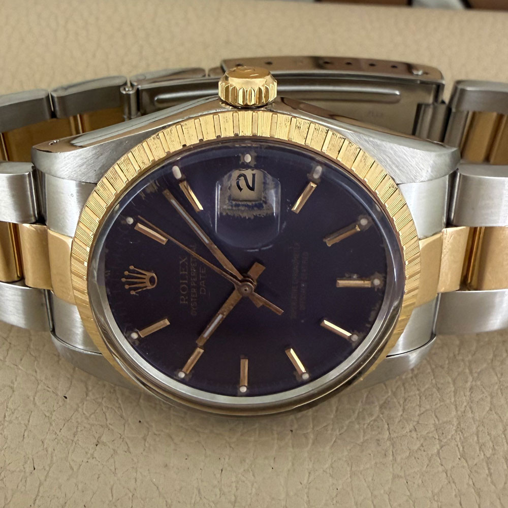Rolex Date Blue Dial 15053 15