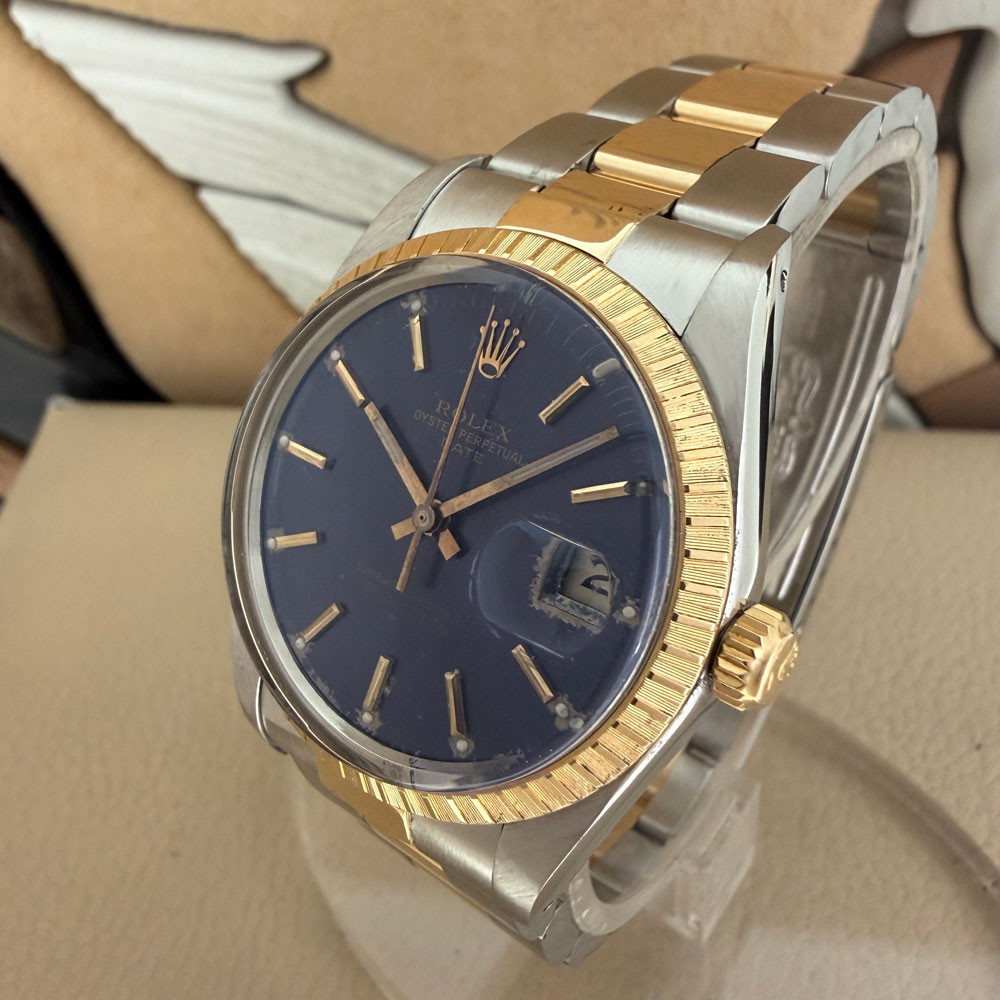 Rolex Date Blue Dial 15053 2