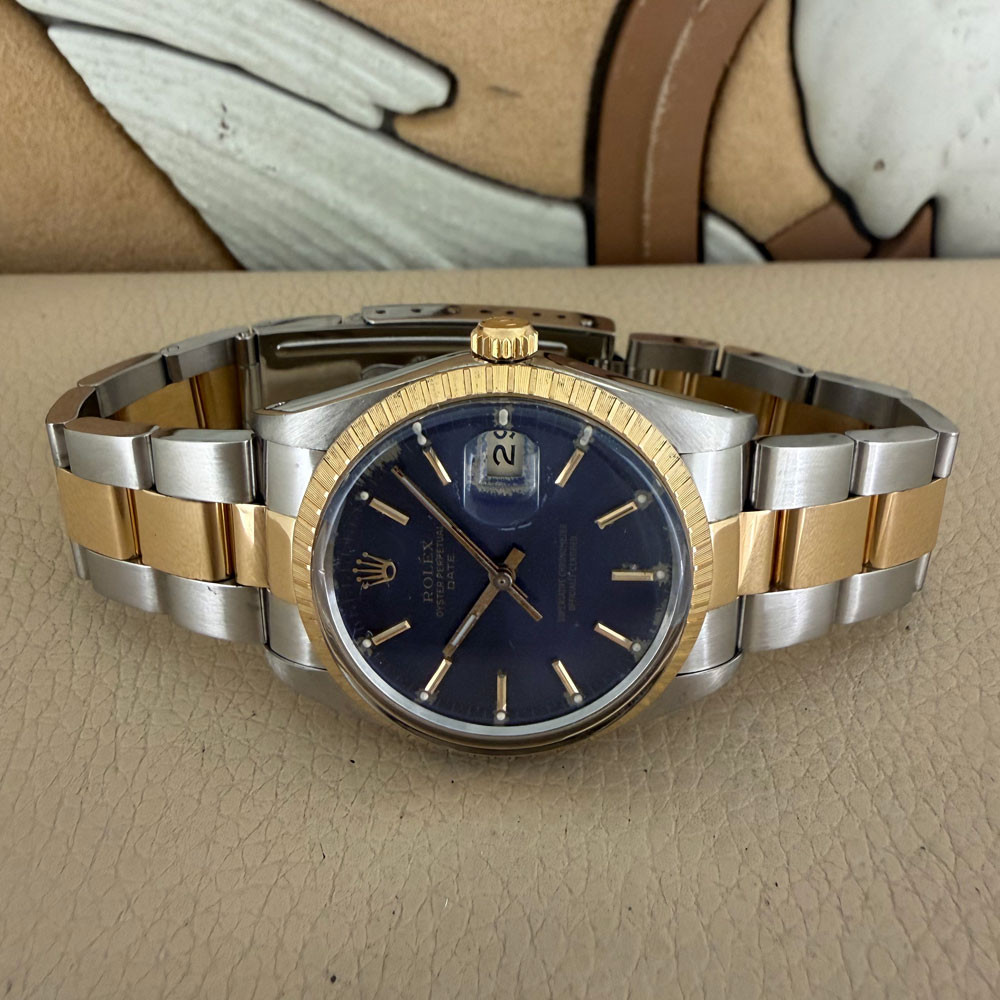 Rolex Date Blue Dial 15053 7