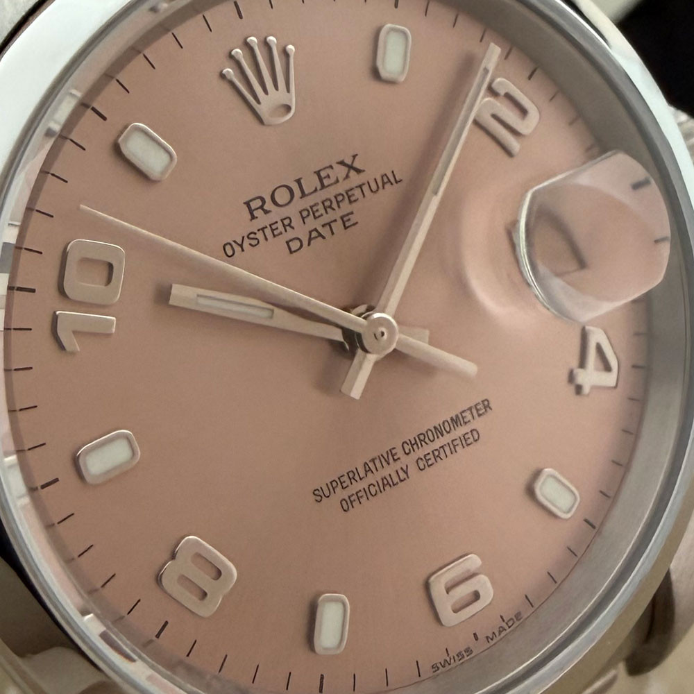 Rolex Date Salmon Dial 15200 6