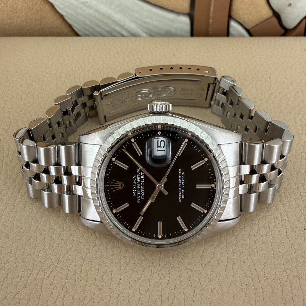 Rolex Datejust Black Dial 16030 6