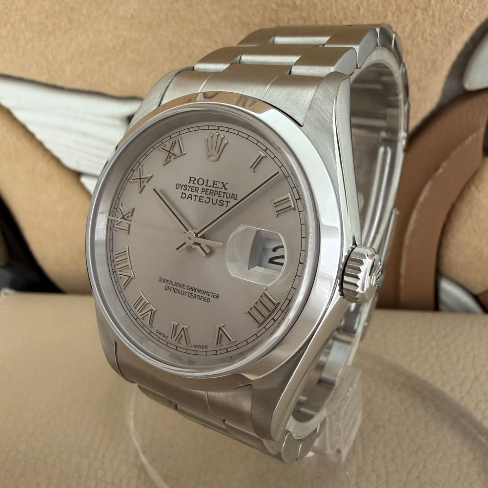Rolex Datejust Silver Dial 16200 2