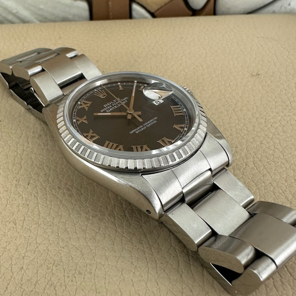 Rolex Datejust Blue 16220 12