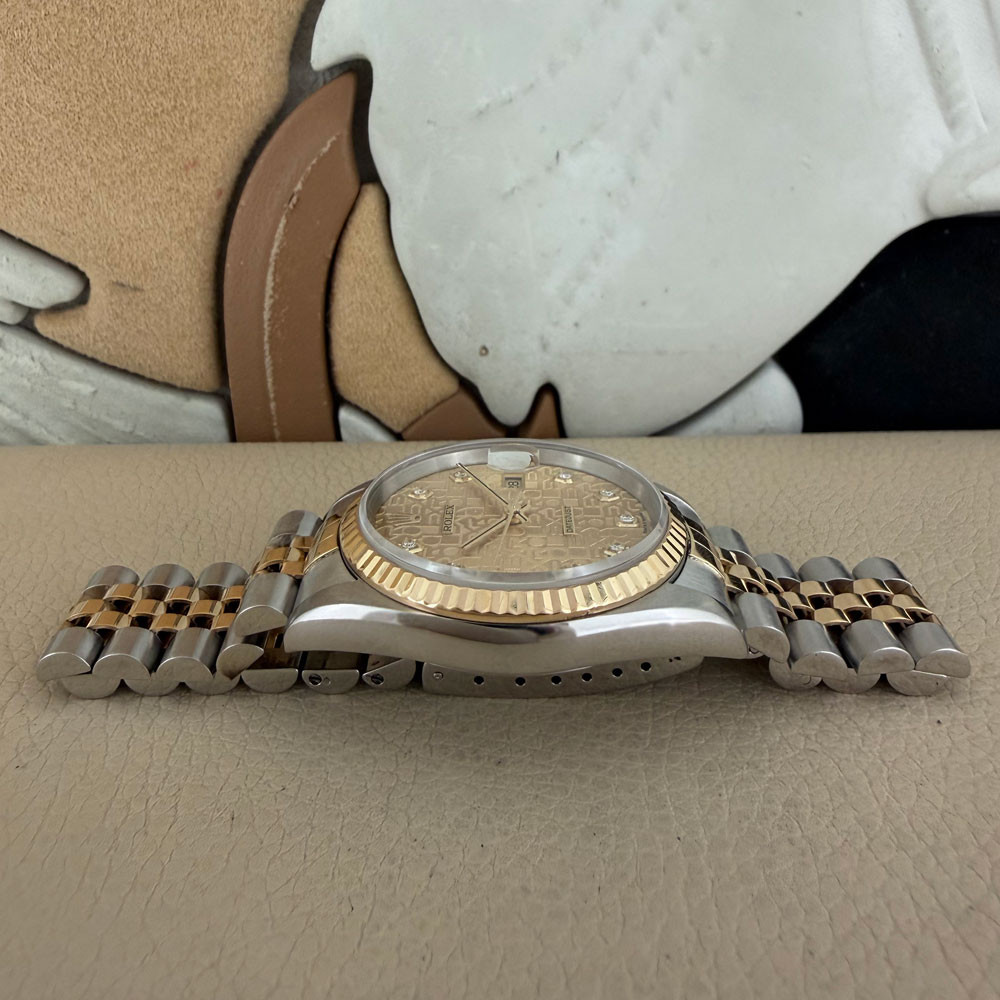 Rolex Datejust Computer Diamonds Dial 16233 12
