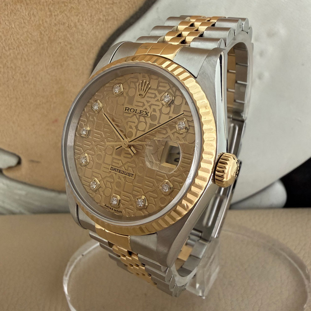 Rolex Datejust Computer Diamonds Dial 16233 2