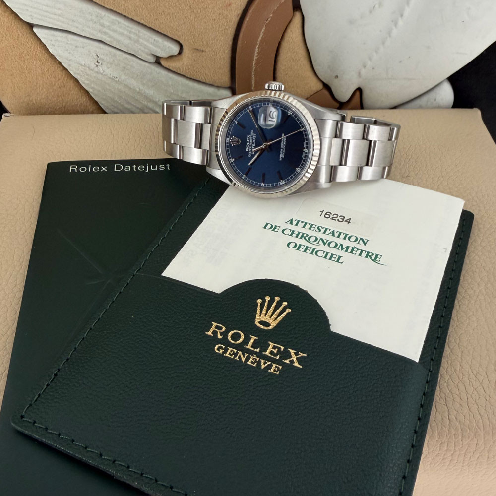 Rolex Datejust Blue 16234 1
