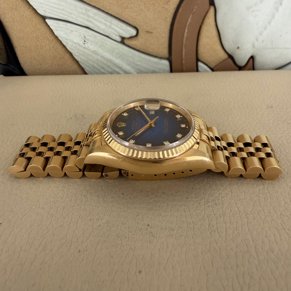 Rolex Datejust Blue Vignette Diamonds Dial 16238 11