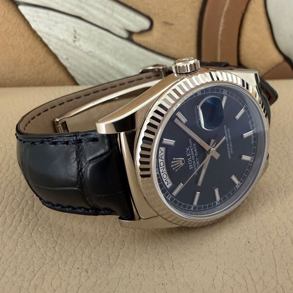 Rolex Day-Date Blue Dial 118139 12
