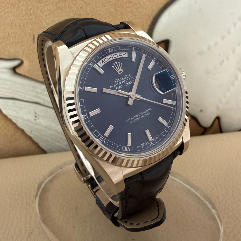 Rolex Day-Date Blue Dial 118139 3