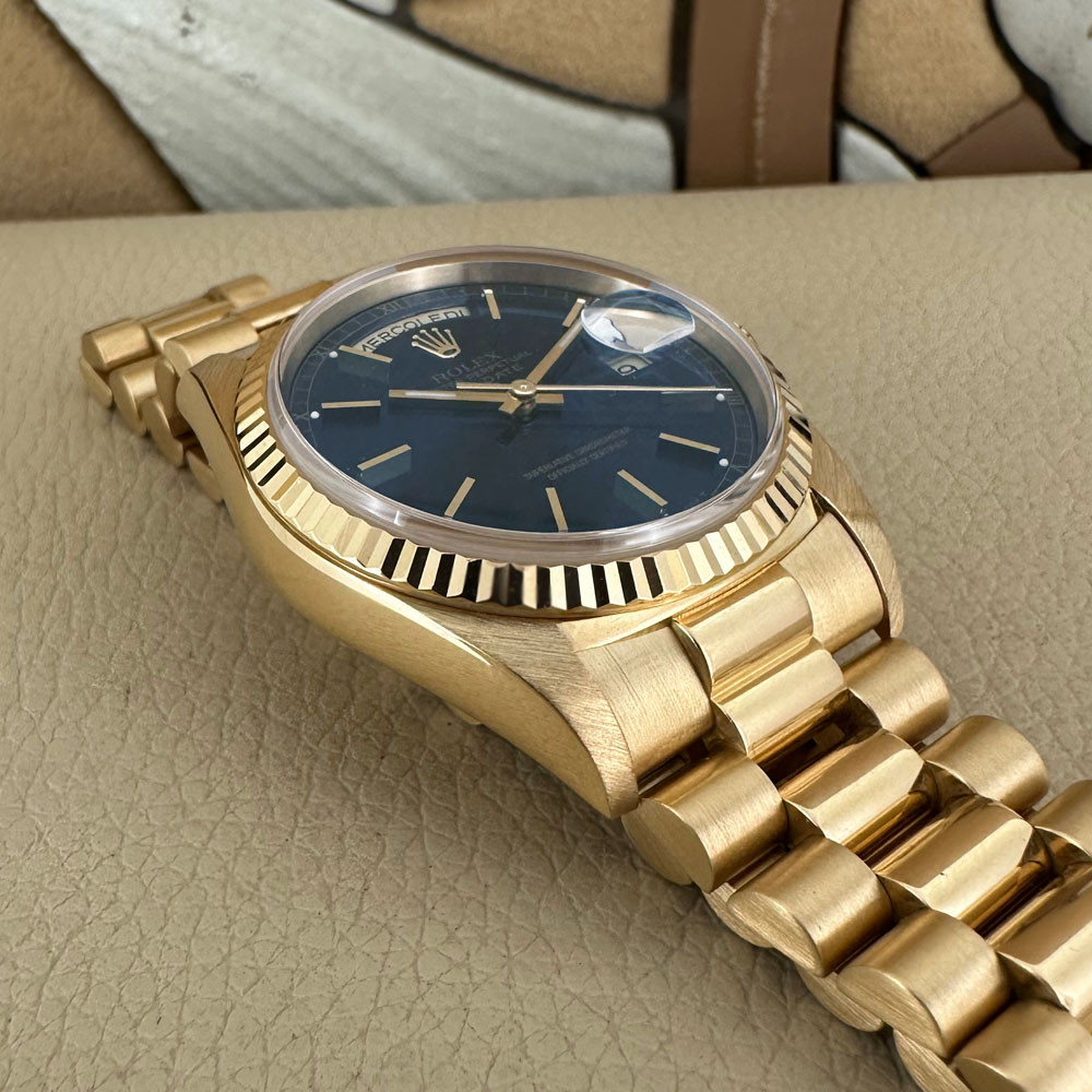 Rolex Day-Date Blue Dial 18238 13