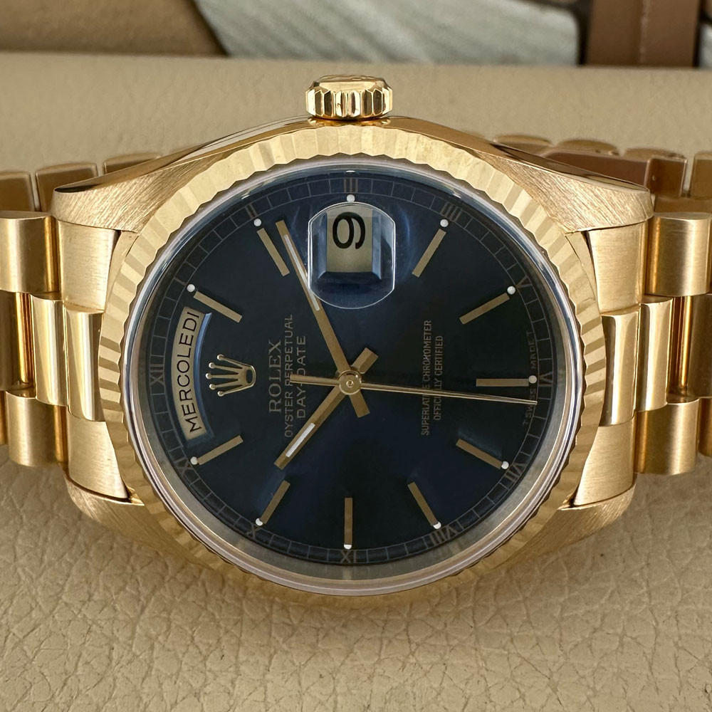 Rolex Day-Date Blue Dial 18238 15