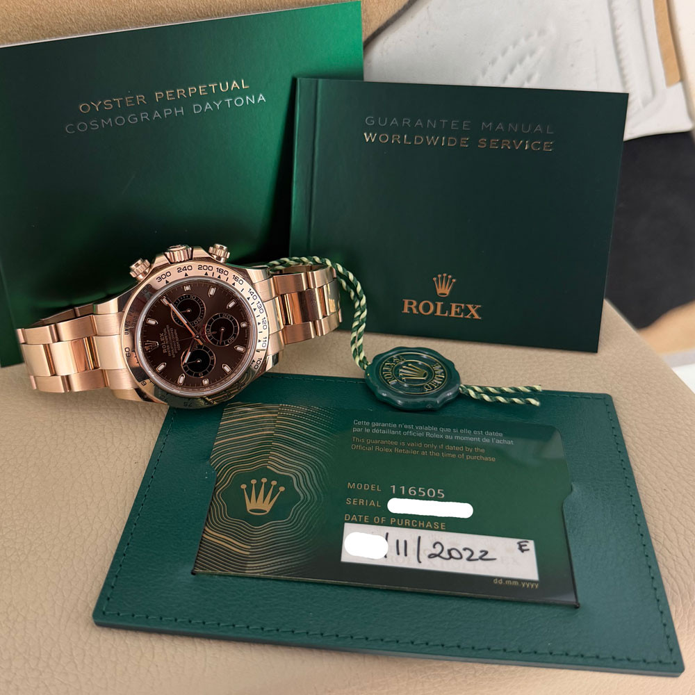 Rolex Daytona Chocolate 116505 1
