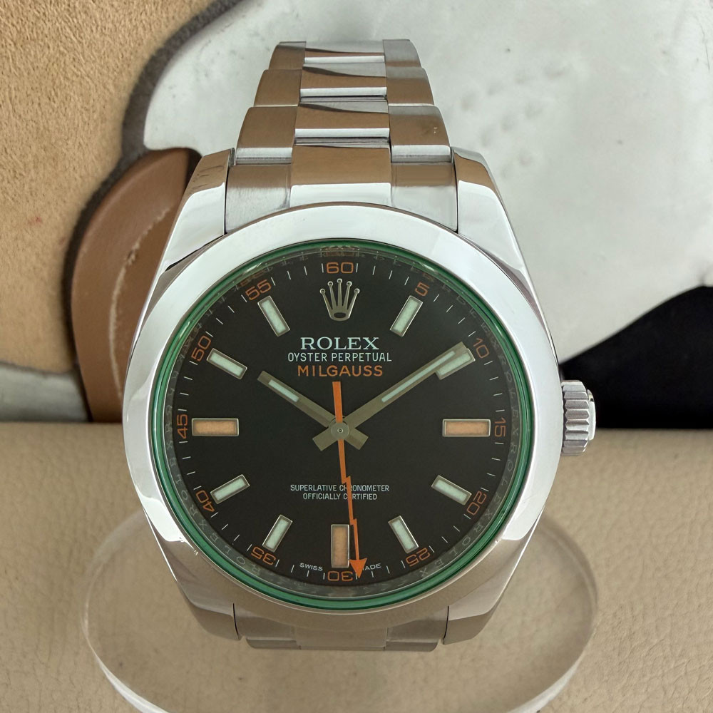 Rolex Milgauss Vetro Verde 116400GV 0