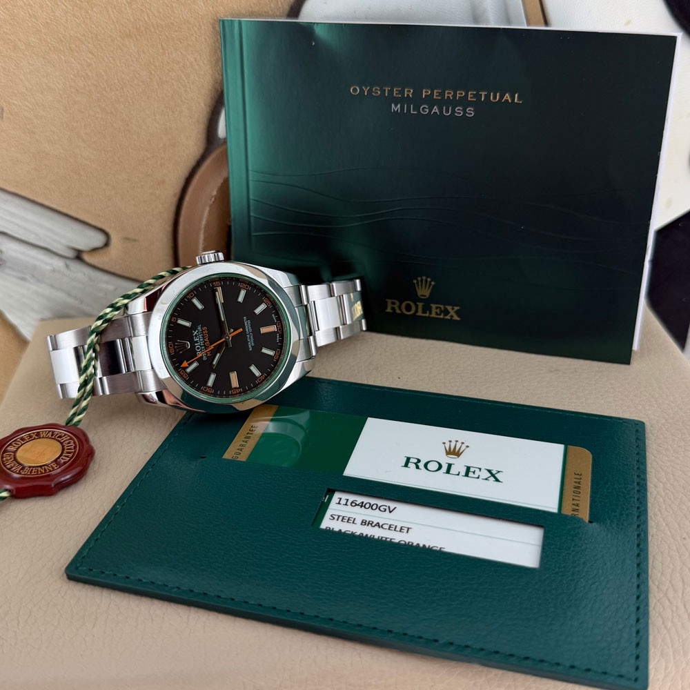 Rolex Milgauss Vetro Verde 116400GV 1