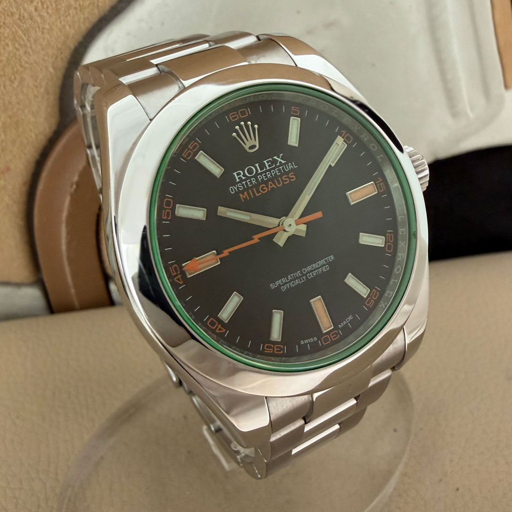 Rolex Milgauss Vetro Verde 116400GV 3