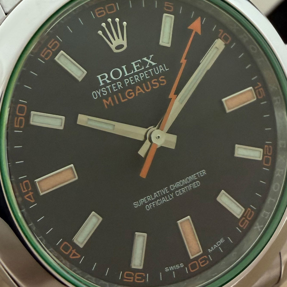 Rolex Milgauss Vetro Verde 116400GV 6