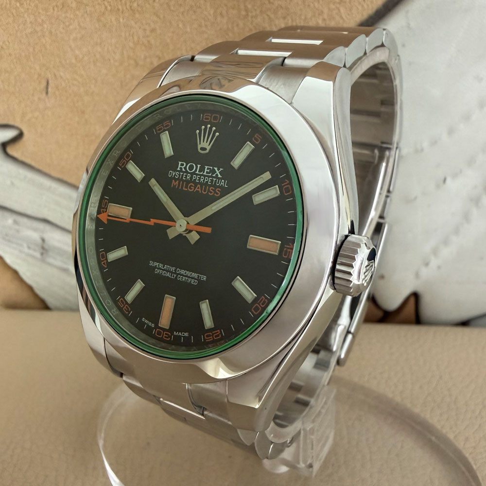 Rolex Milgauss Vetro Verde 116400GV 2