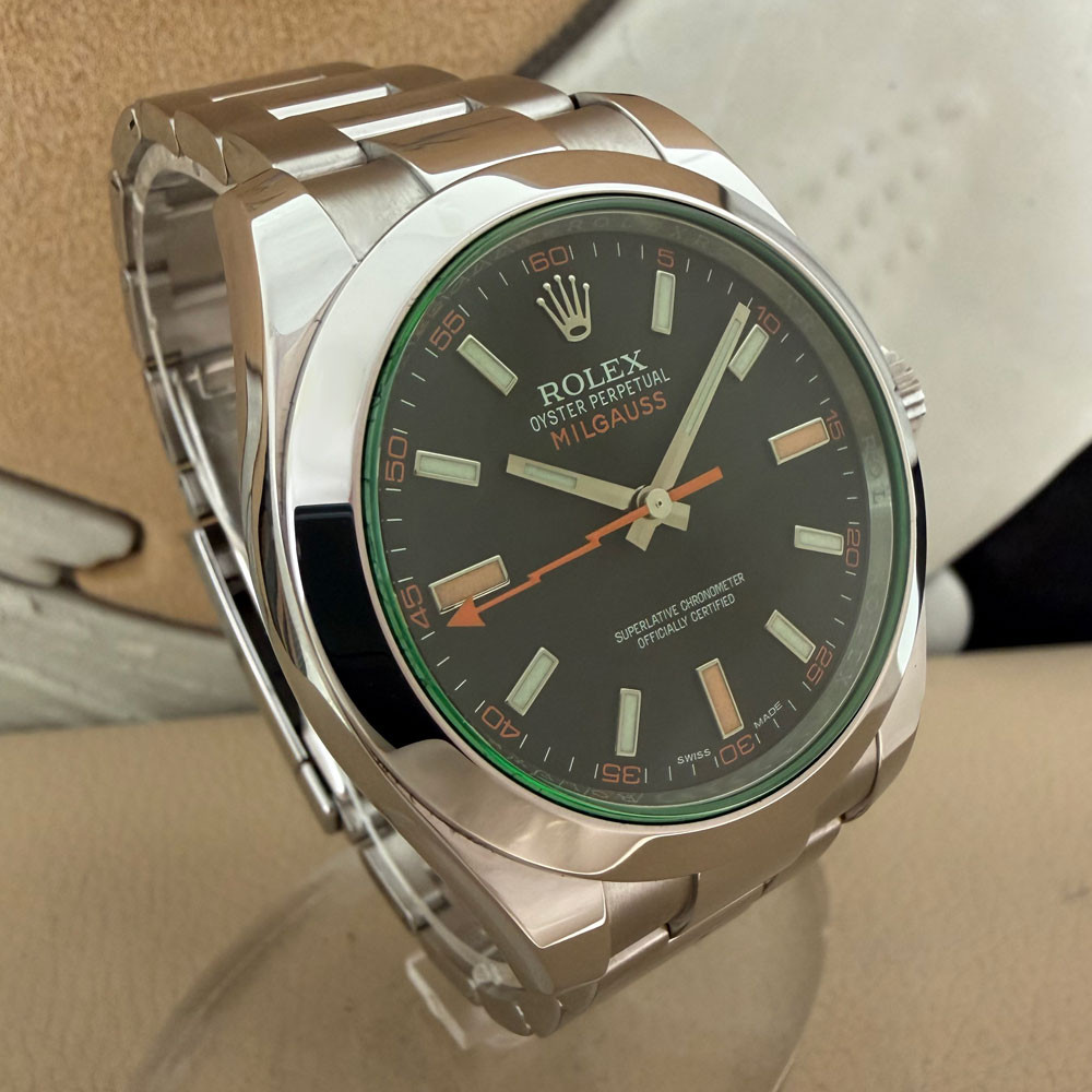 Rolex Milgauss Vetro Verde 116400GV 3