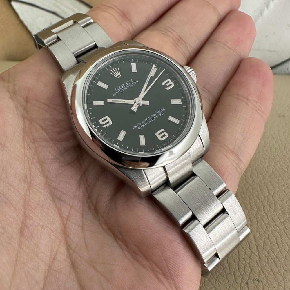 Rolex Oyster Perpetual 31mm Black 177200 10