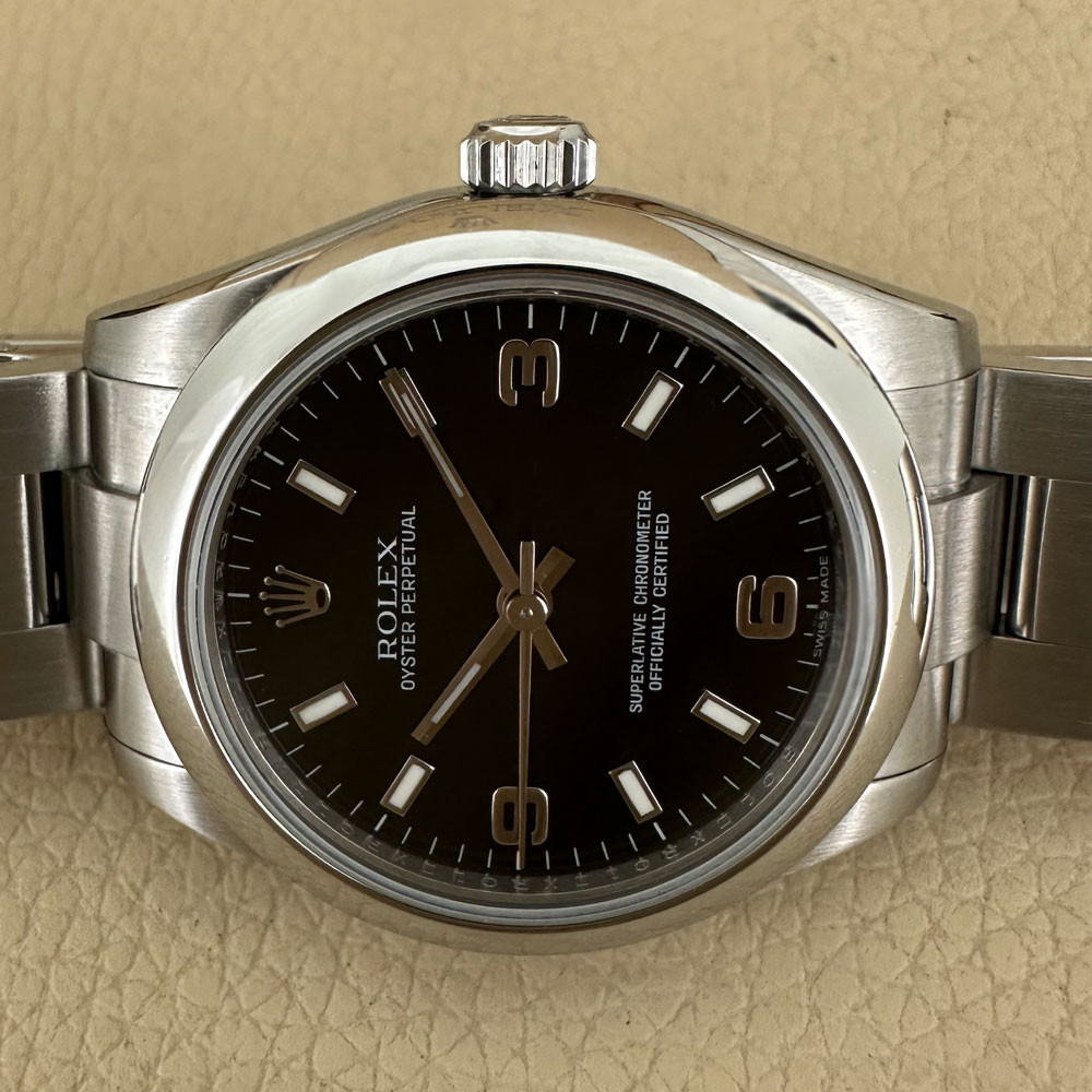 Rolex Oyster Perpetual 31mm Black 177200 15