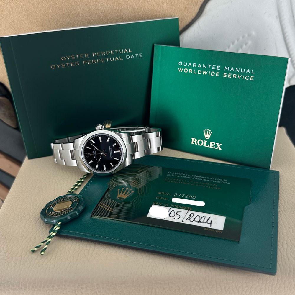 Rolex Oyster Perpetual 31mm Black 277200 1