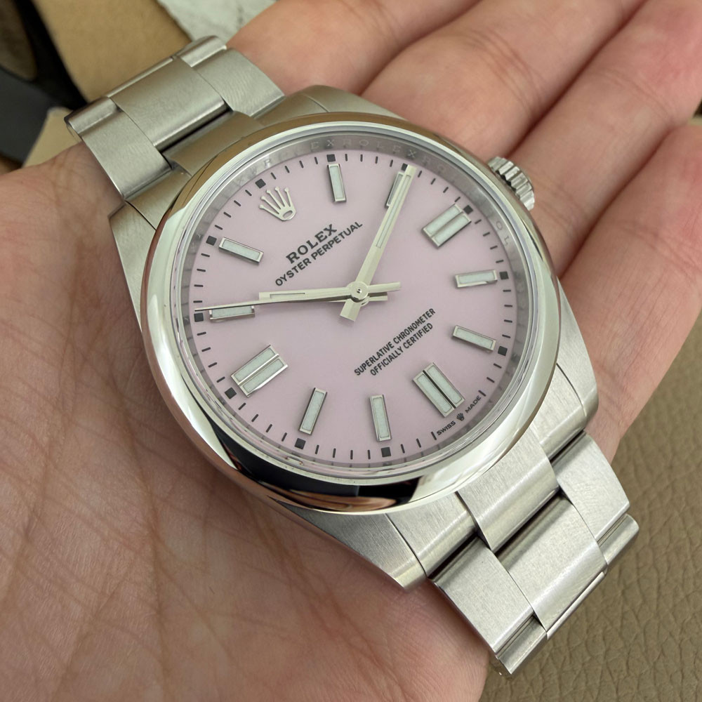 Rolex Oyster Perpetual 41 Candy Pink 134300 10