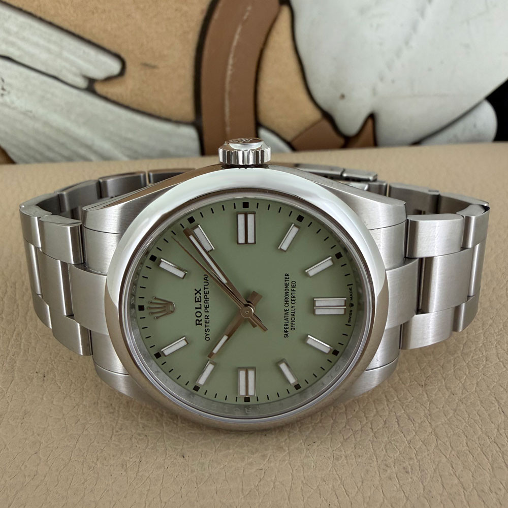 Rolex Oyster Perpetual 41 Pistachio 134300 7