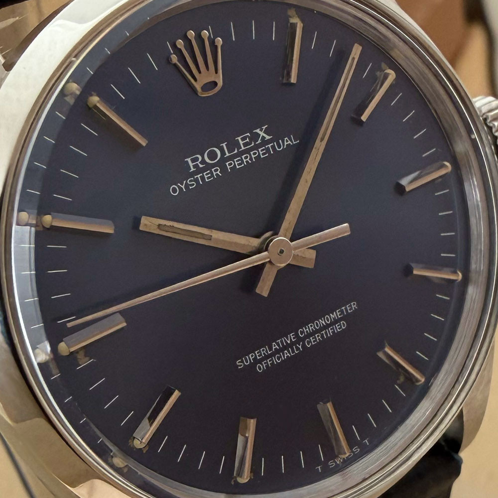 Rolex Oyster Perpetual Blue 1002 5