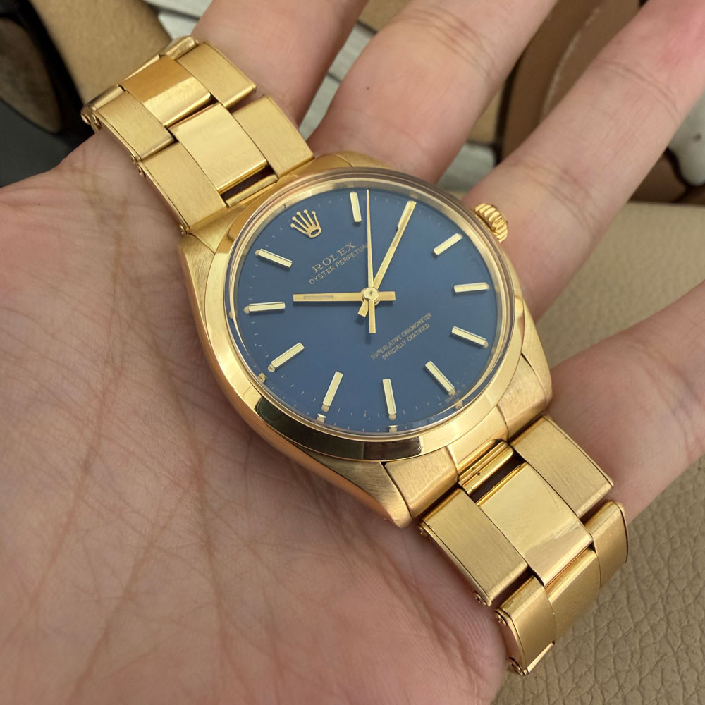 Rolex Oyster Perpetual Blue 1002 9