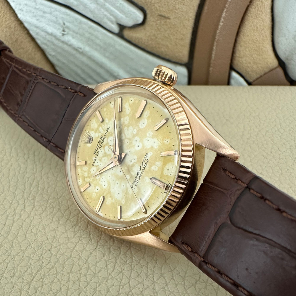 Rolex Oyster Perpetual Rose Gold 1005 13