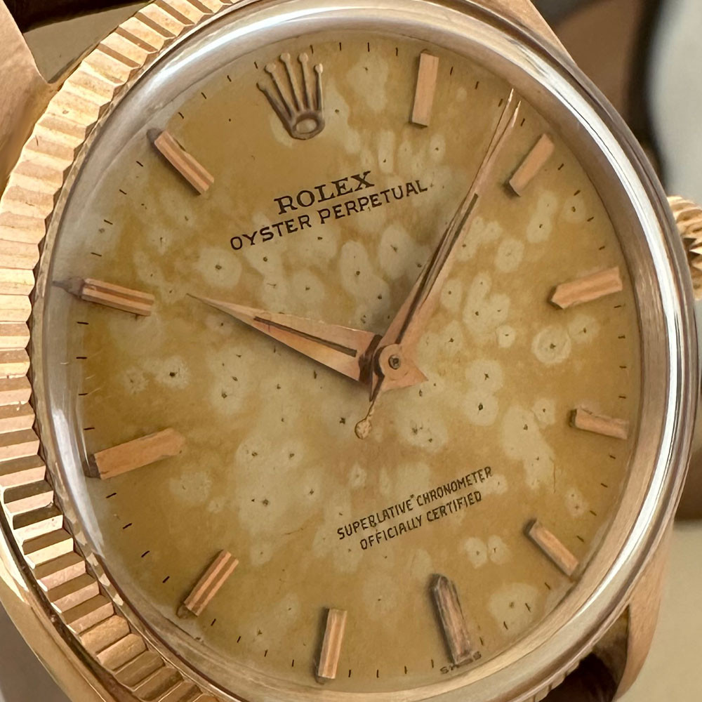 Rolex Oyster Perpetual Rose Gold 1005 6