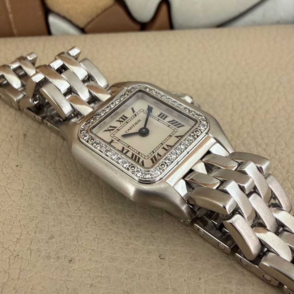 Cartier Panthere Lady Diamonds White Gold 1660 12