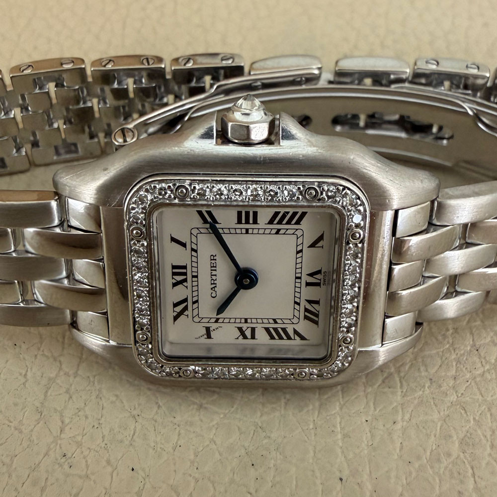 Cartier Panthere Lady Diamonds White Gold 1660 14