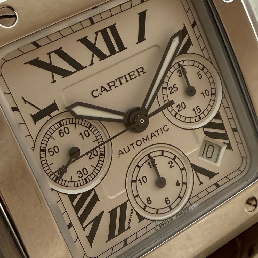 Cartier Santos 100 XL Chronograph 2740 W20090X8 6