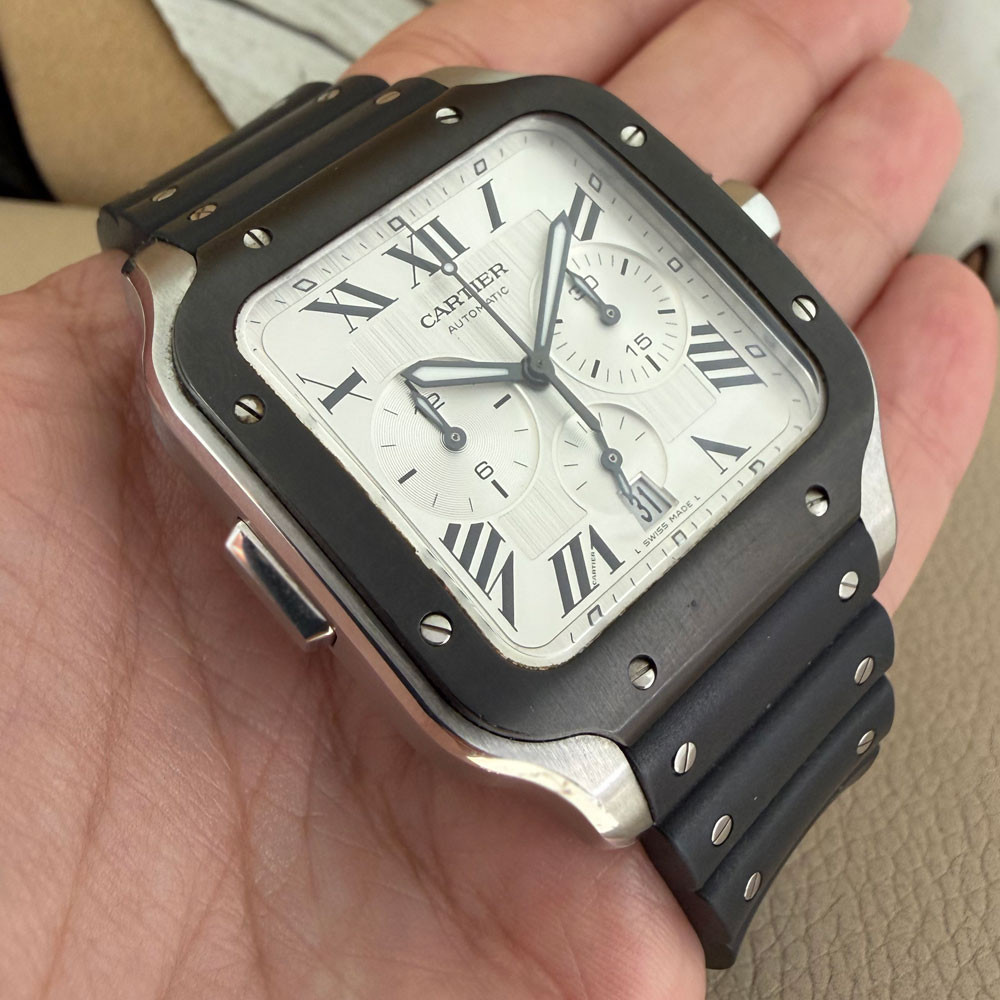 Cartier Santos XL Chronograph WSSA0017 4183 10