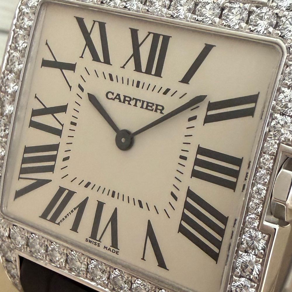 Cartier Santos Dumont Diamonds 2907 5