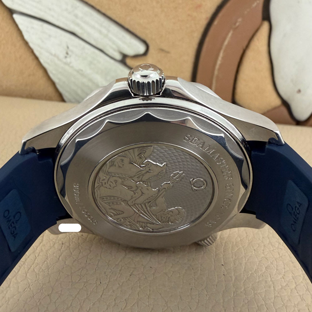 Omega Seamaster 300 Blue Dial Diver 21032422003002 8