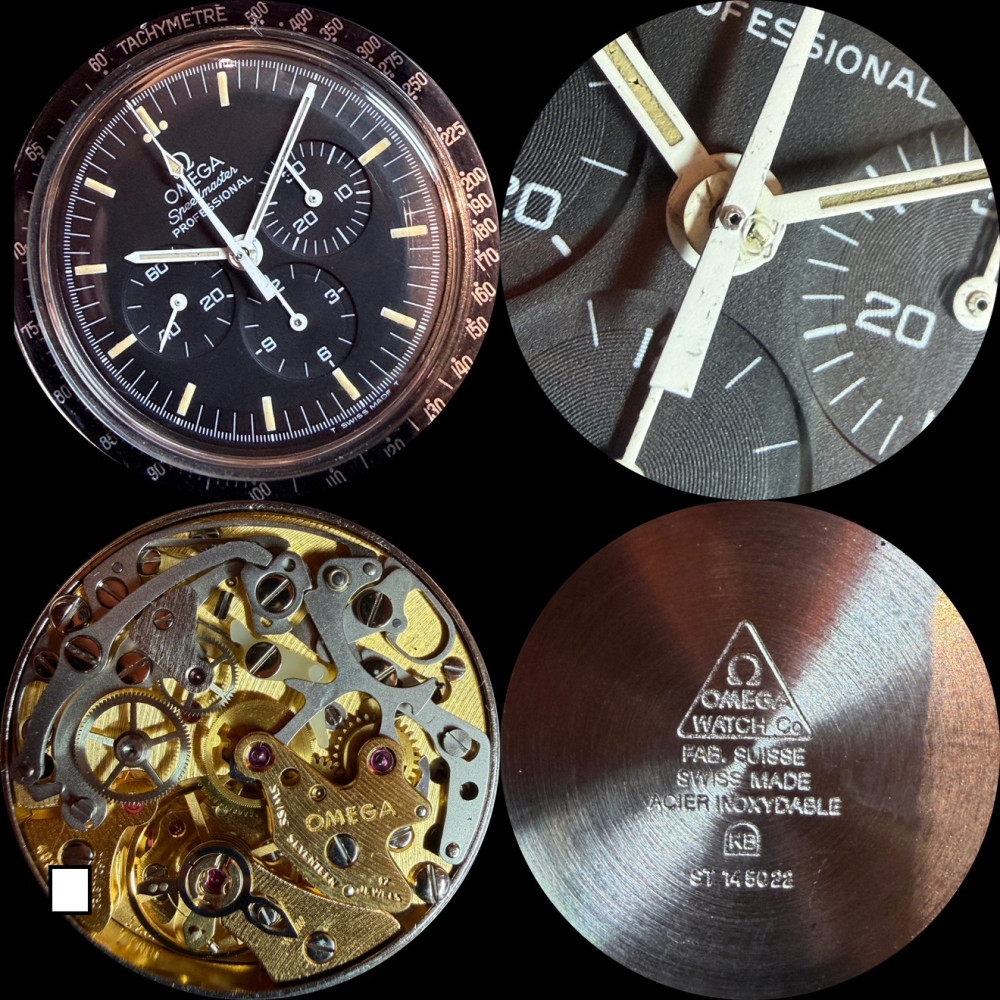 Omega Speedmaster Moonwatch Cal861 Tritium Dial 1450022 2