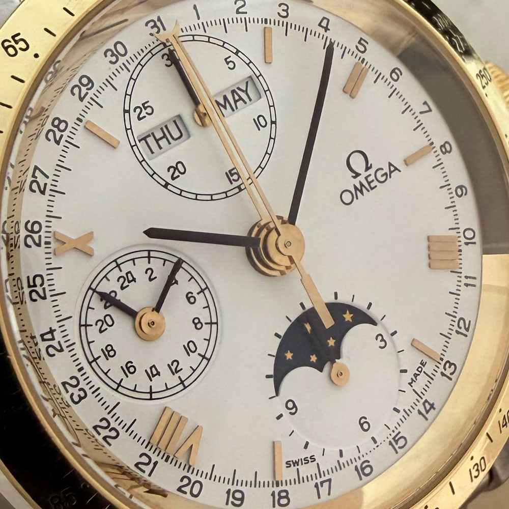 Omega Speedmaster Triple date Moon Phase 1750034 6