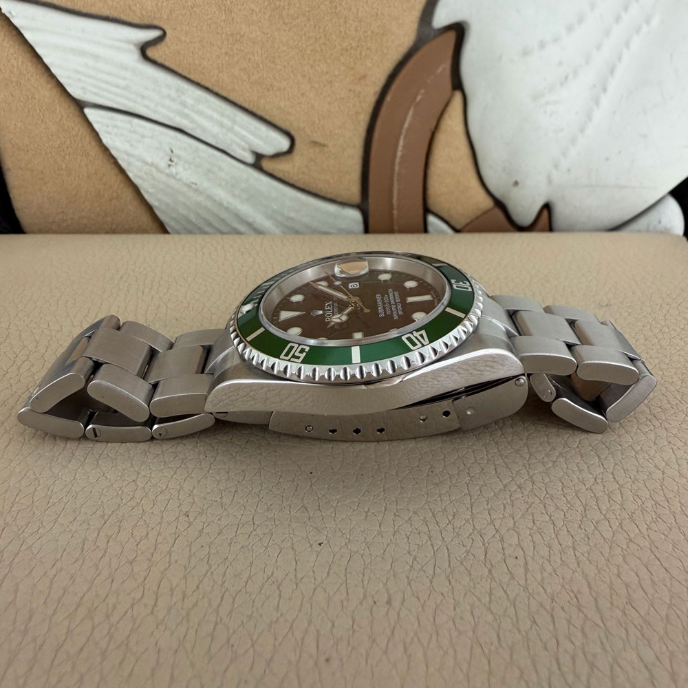 Rolex Submariner Ghiera Verde Green Bezel 16610LV 12