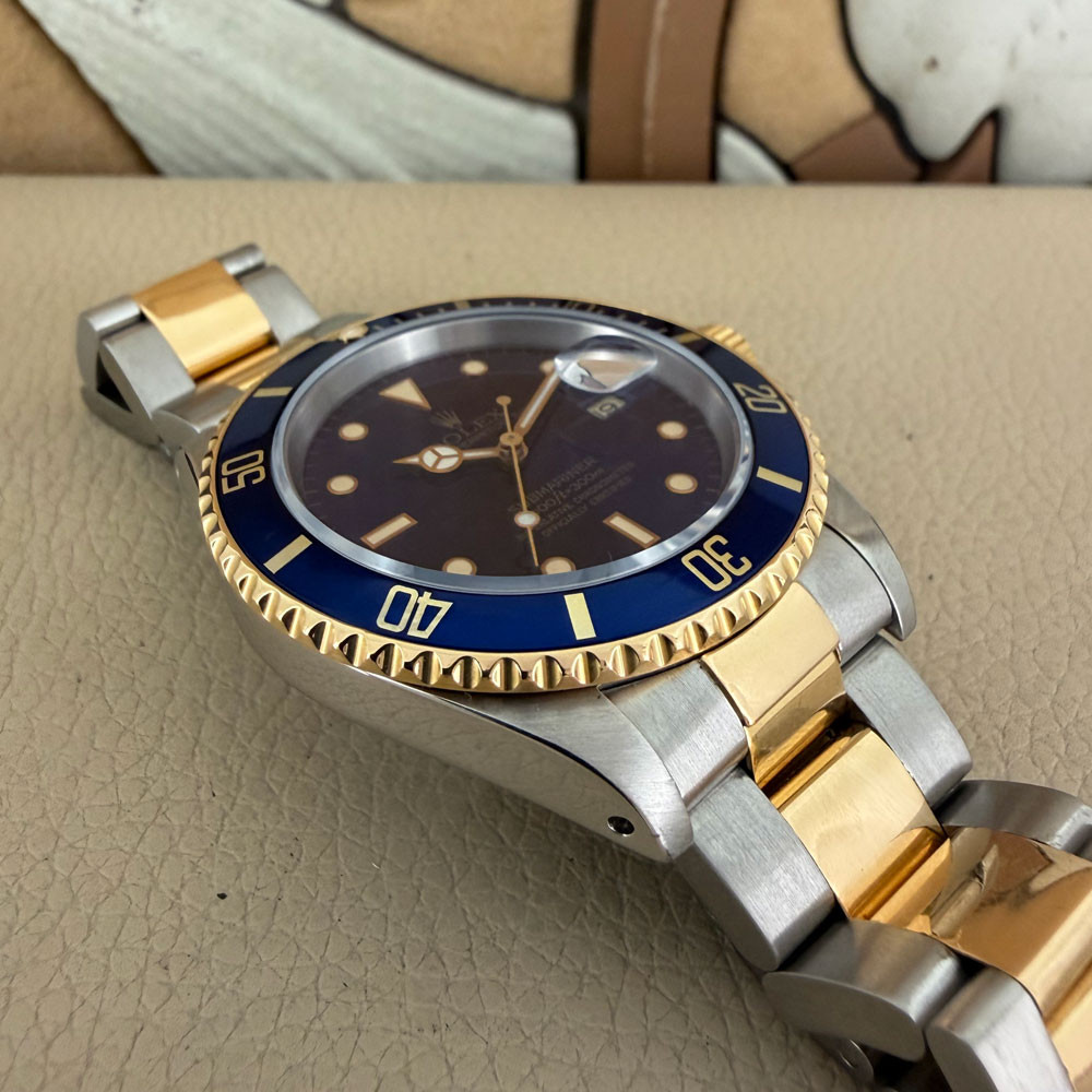 Rolex Submariner Purple Dial 16613 13