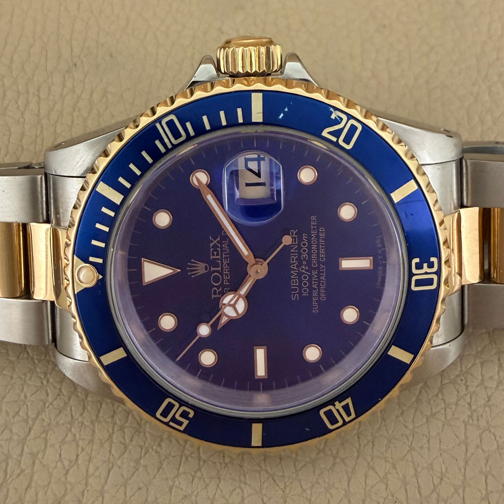 Rolex Submariner Purple Dial 16613 15