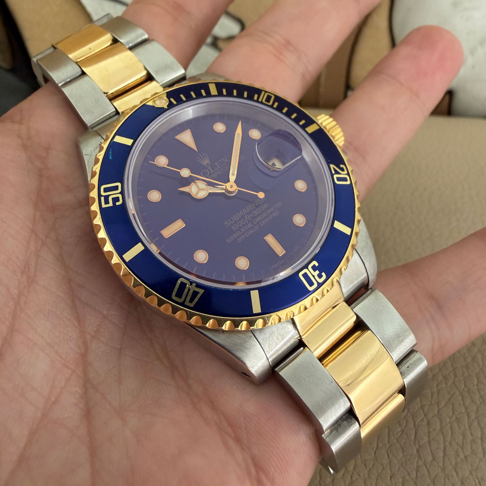 Rolex Submariner Purple Dial 16613 9