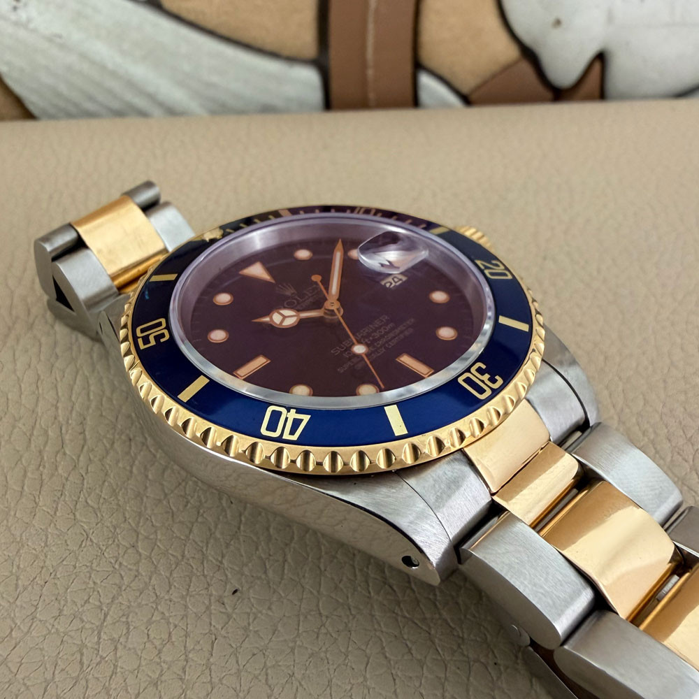 Rolex Submariner Purple Dial 16613 12