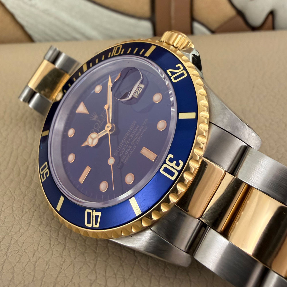 Rolex Submariner Purple Dial 16613 13