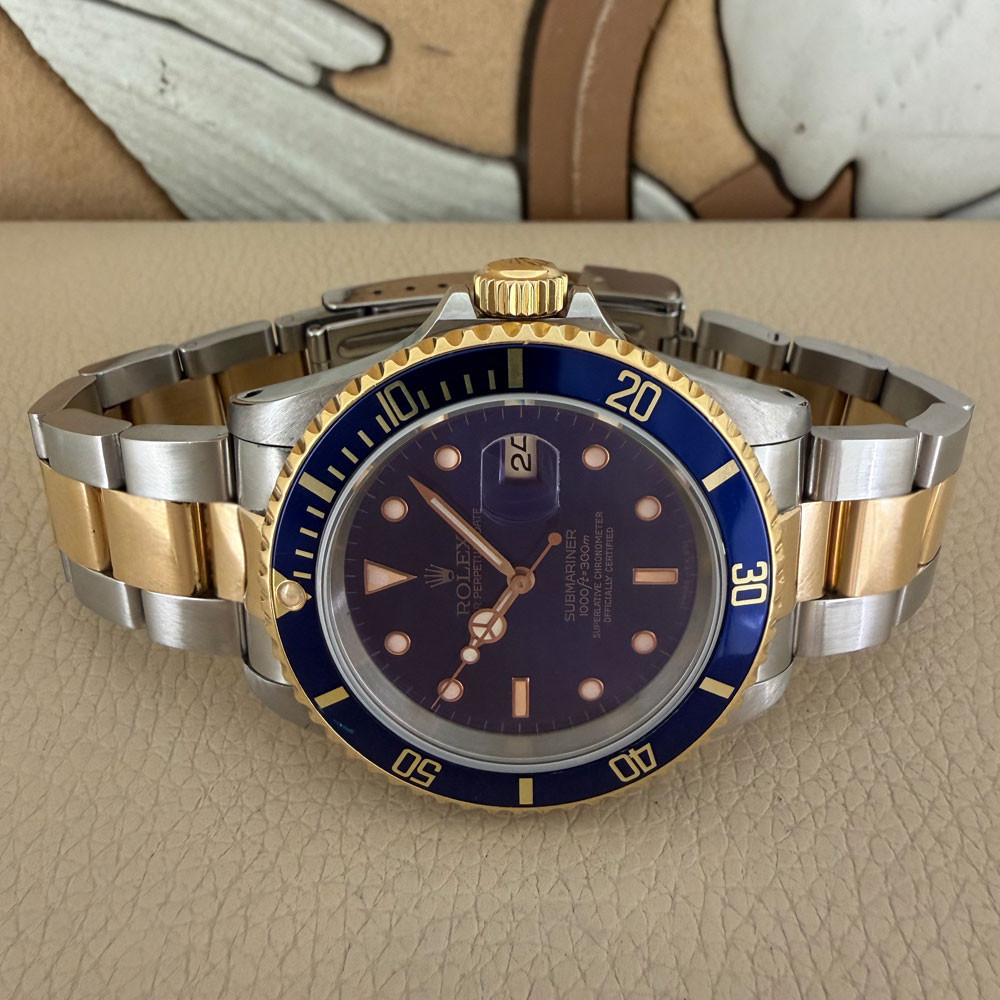Rolex Submariner Purple Dial 16613 6