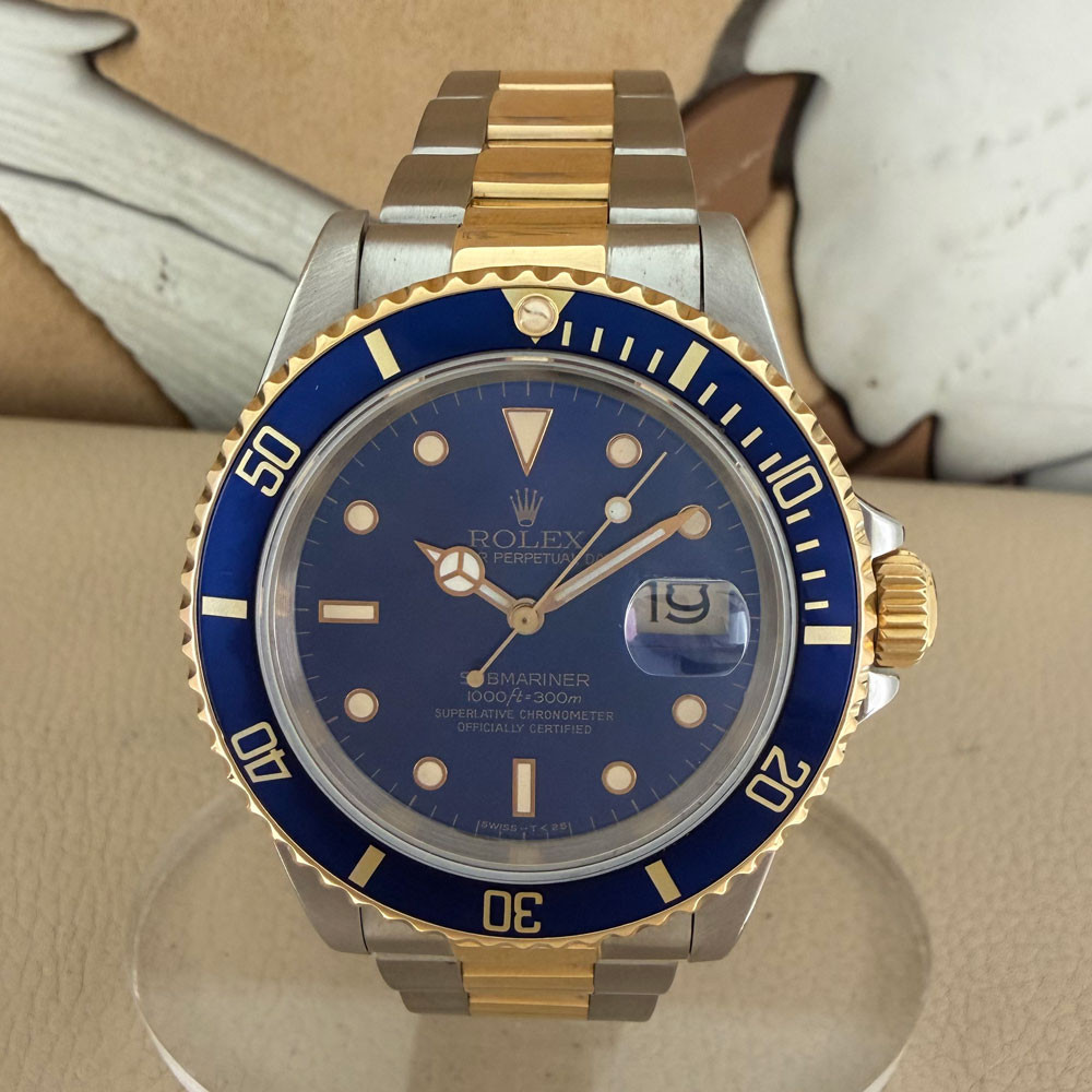 Rolex Submariner Purple Dial 16613 4