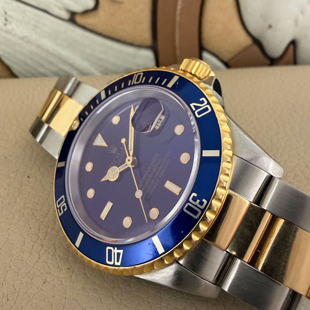 Rolex Submariner Purple Dial 16613 13