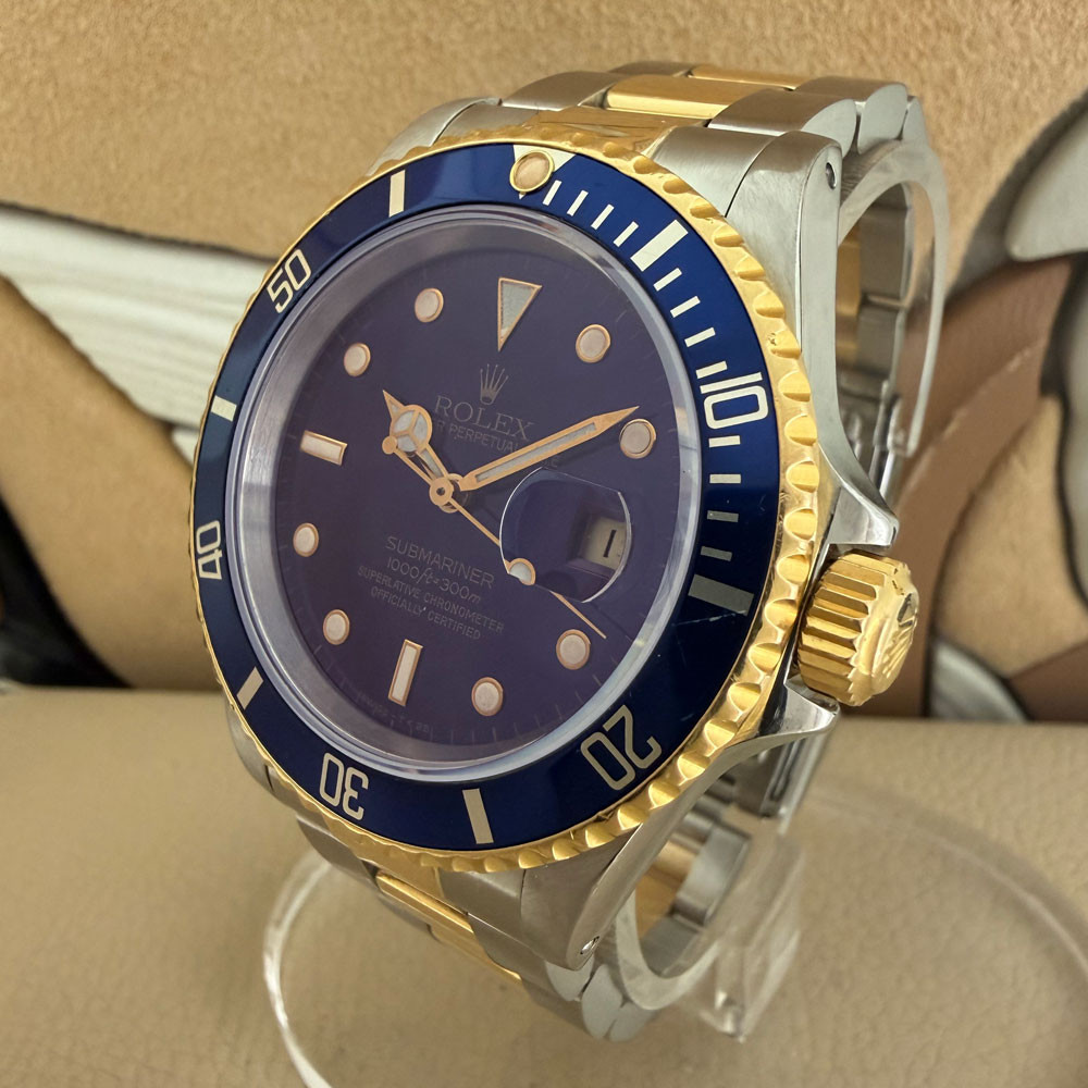 Rolex Submariner Purple Dial 16613 1
